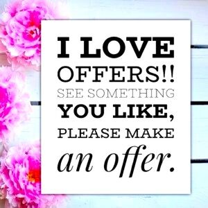 We Love offers!!!